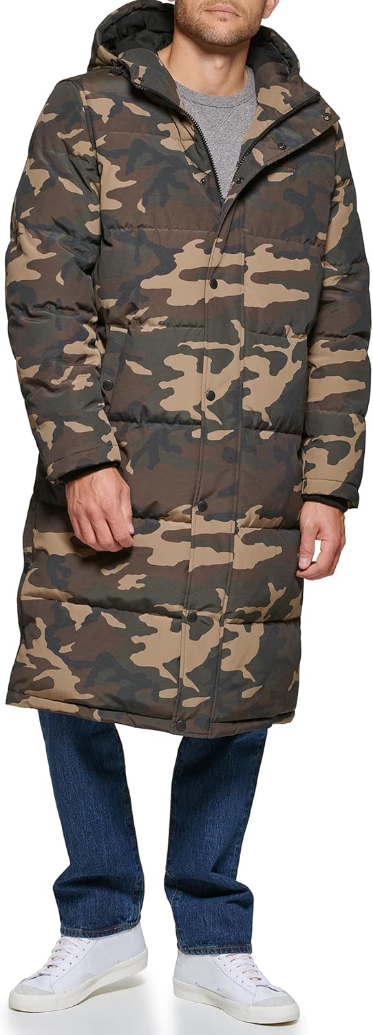 Men's Arctic Cloth Extra Long Parka Jacket